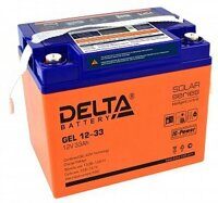 Delta GEL 12-33, аккумулятор 12 В, 33 Ач